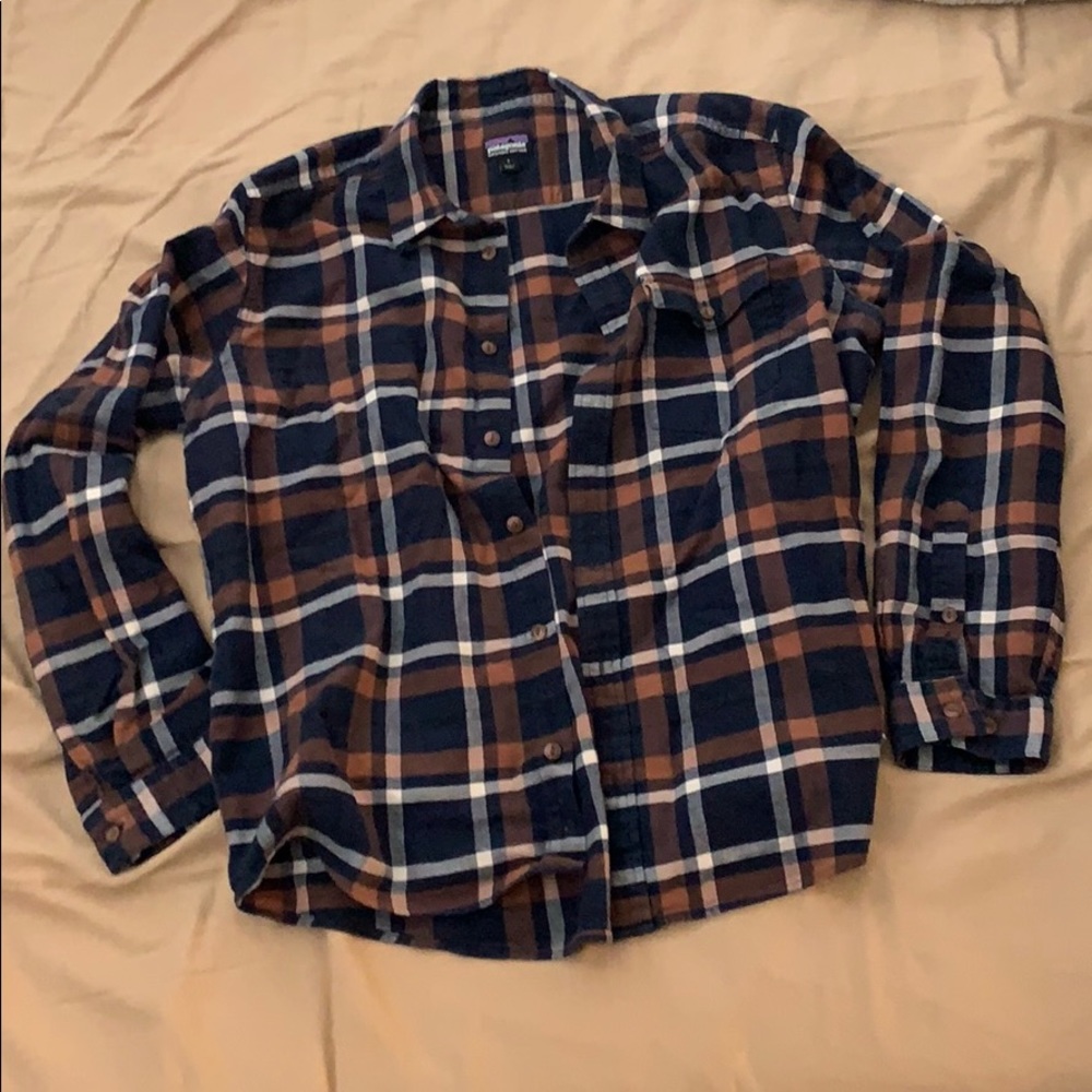 Men’s Large Patagonia Organic Cotton Plaid Shirt
